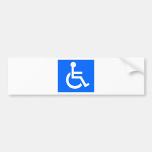 Autocollant De Voiture Symbole d'incapacité