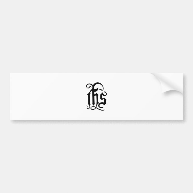 Autocollant De Voiture Symbole du Christ (Devant)