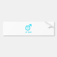 Symbole mâle de bébé bleu Lil Devil