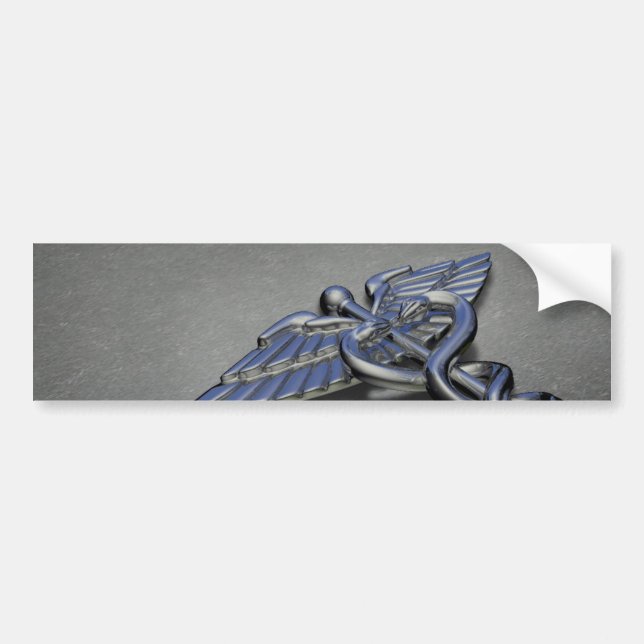 Autocollant De Voiture Symbole Médicale de caducée - adhésif pour (Devant)