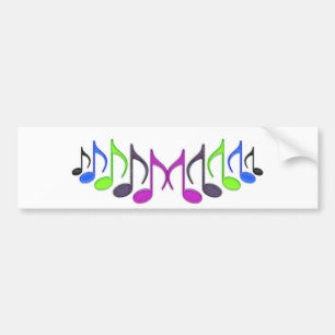 Autocollant De Voiture Symbole musical "M "