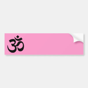 Autocollant De Voiture Symbole rose et noir