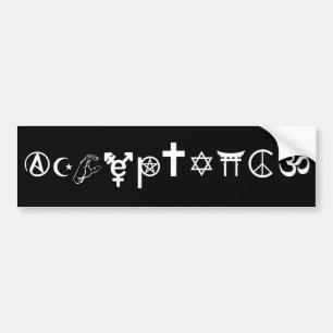 Autocollant De Voiture Symboles d'acceptation