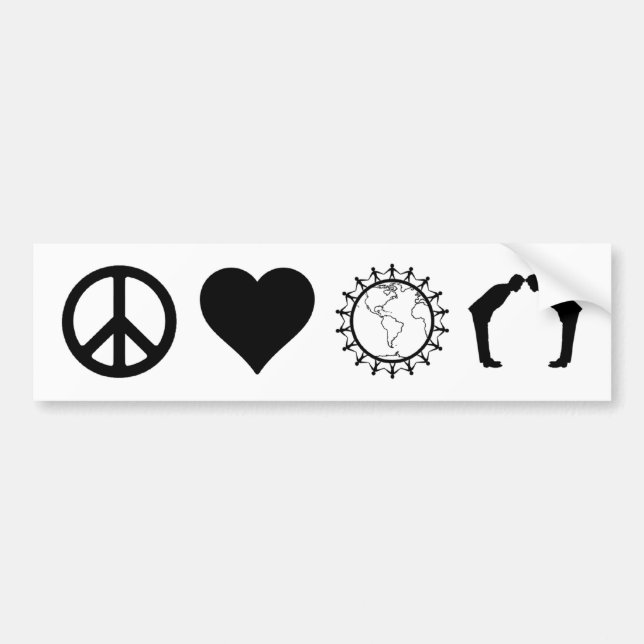 Autocollant De Voiture Symbologie de PLUR (adhésif pour pare-chocs) (Devant)