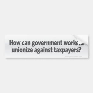 Autocollant De Voiture Syndicats de gouvernement ? Adhésif pour