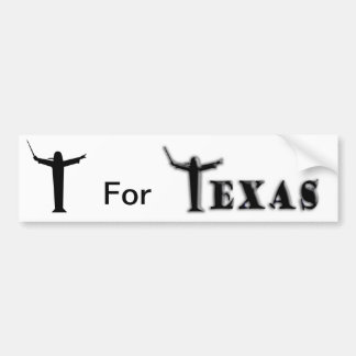 Autocollant De Voiture T pour l'adhésif pour pare-chocs du "Texas"