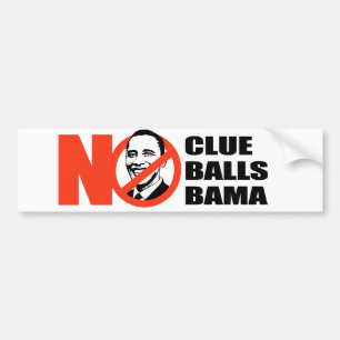 Autocollant De Voiture T-shirt d'Anti-Obama - aucun indice Nobama