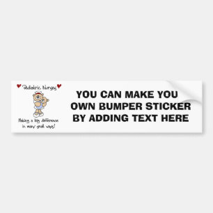 Autocollant De Voiture T-shirts et cadeaux pédiatriques d'infirmières