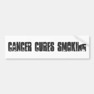 Autocollant De Voiture Tabagisme de traitements de Cancer