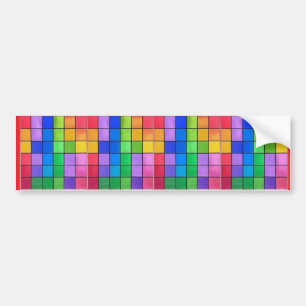 AUTOCOLLANT DE VOITURE TABLEAU DES COULEURS