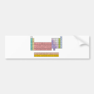 Autocollant De Voiture Tableau périodique