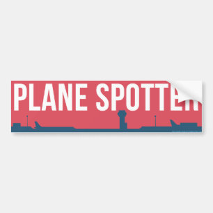 Autocollant De Voiture Tache rouge de l'amateur d'avions