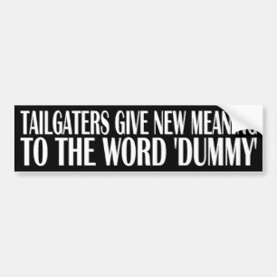 AUTOCOLLANT DE VOITURE TAILGATERS = SIMULACRES