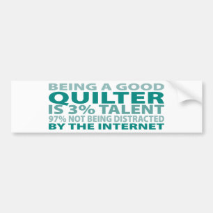 Autocollant De Voiture Talent de Quilter 3%