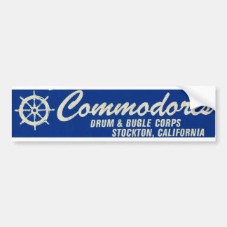 Autocollant De Voiture Tambour et bugle de butoir de commodore