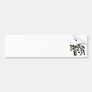 Autocollant De Voiture Tapir d'em de tour