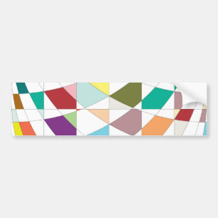 Autocollant De Voiture Tapisserie aux couleurs Abstraites