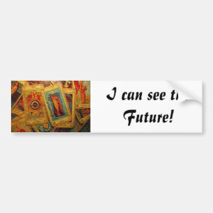 Autocollant De Voiture Tarot : Je peux voir le futur adhésif pour