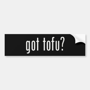 Autocollant De Voiture T'as du tofu ? Protéine végétarienne végétarienne 