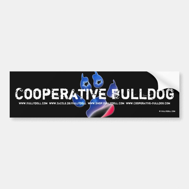 Autocollant De Voiture Taureau de Cooperative (Devant)