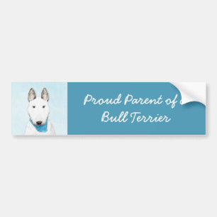 Autocollant De Voiture Taureau Terrier - Cute Original Chien Art