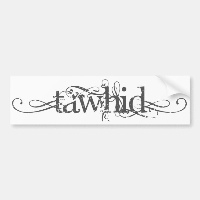 Autocollant De Voiture tawhid (Devant)