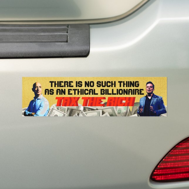 Autocollant De Voiture Taxe Le Sticker Bumper Riche (En voiture)