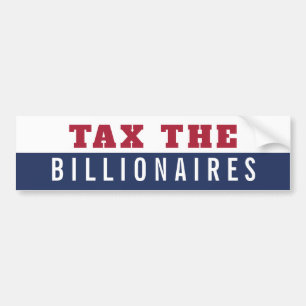 Autocollant De Voiture Taxes sur les milliardaires