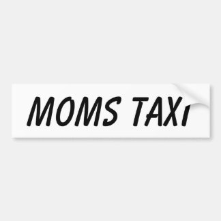 AUTOCOLLANT DE VOITURE TAXI DE MAMANS