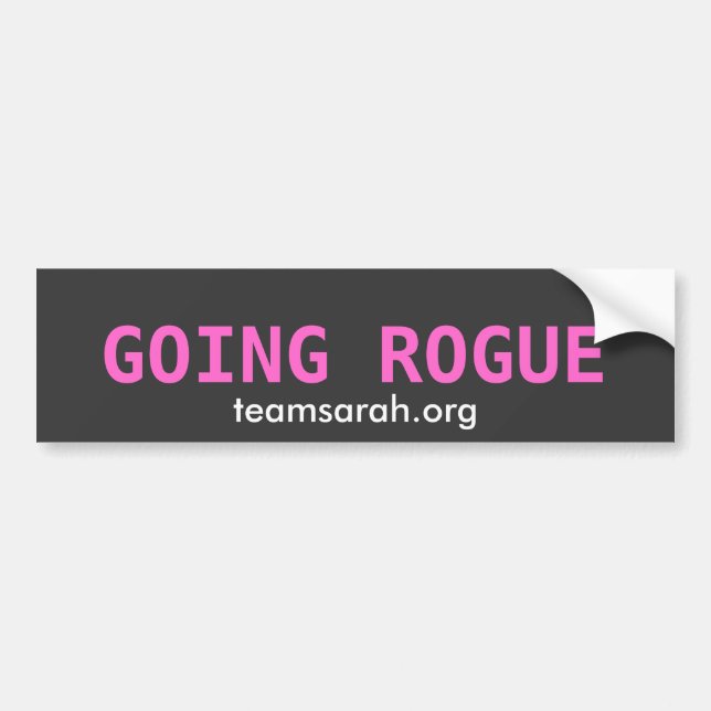 AUTOCOLLANT DE VOITURE TEAMSARAH.ORG ESCROC ALLANT (Devant)