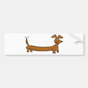 Autocollant De Voiture Teckel de Doxie