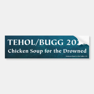 Autocollant De Voiture Tehol/Bugg 2020 - Potage au poulet pour noyé