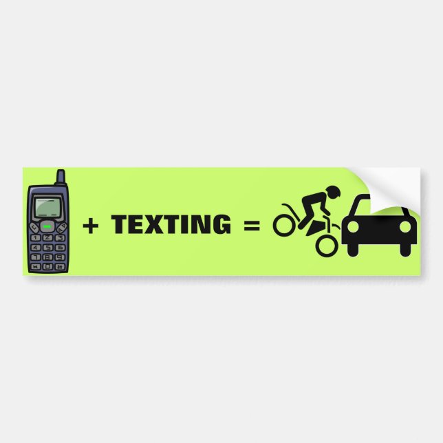 Autocollant De Voiture Téléphone portable + Adhésif pour pare-chocs de (Devant)