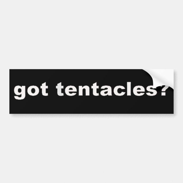 Autocollant De Voiture Tentacules obtenues ? (Devant)
