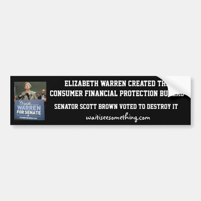 Autocollant De Voiture Terriers d'Elizabeth : CFPB (Devant)