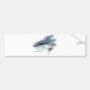 Autocollant De Voiture Tête de requin de tigre