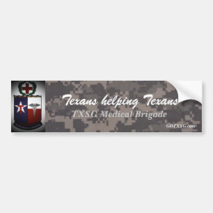 Autocollant De Voiture Texans aidant des Texans Camo numérique