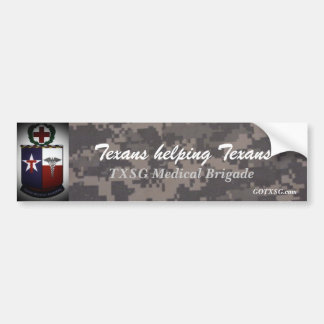 Autocollant De Voiture Texans aidant des Texans Camo numérique