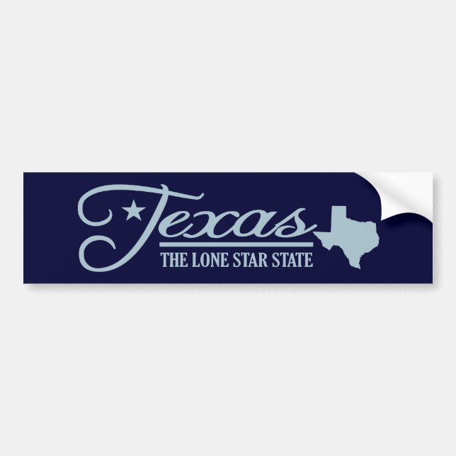 Autocollant De Voiture Texas (État du mien) (Devant)