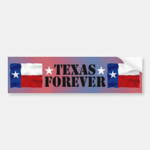 Autocollant De Voiture TEXAS FOREVER - Bumper Sticker