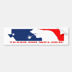 Autocollant De Voiture Texas Rig Welder 11x3
