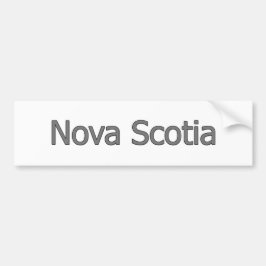 Autocollant De Voiture Texte de la Nouvelle-Écosse