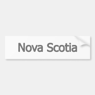 Autocollant De Voiture Texte de la Nouvelle-Écosse