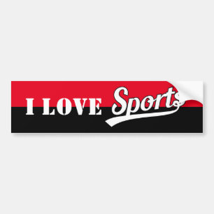Autocollant De Voiture Texte Design : SPORTS white + your own text & idea