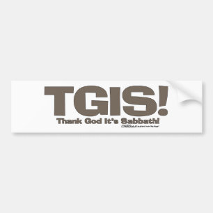 Autocollant De Voiture TGIS Sabbath design