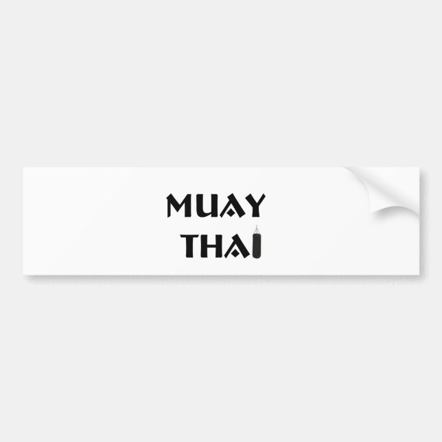 Autocollant De Voiture Thaïlandais de Muay (Devant)