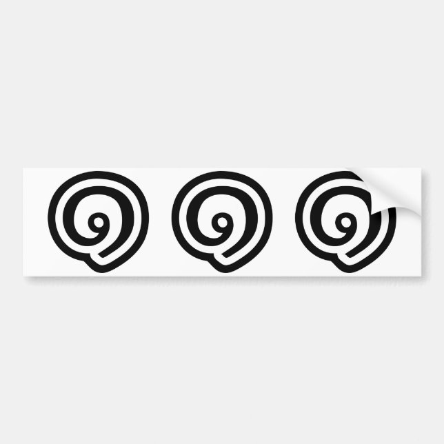 Autocollant De Voiture Thailande Numéro 1 / Un / ๑ (Nueng) Langue thaïe (Devant)