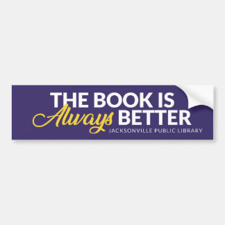 Autocollant De Voiture The Book Is Always Better