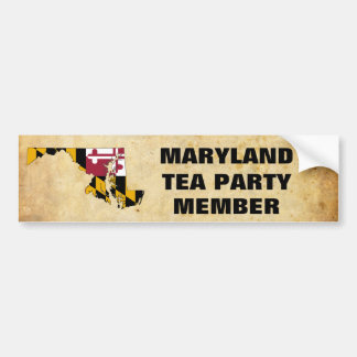 AUTOCOLLANT DE VOITURE THÉ DU MARYLAND