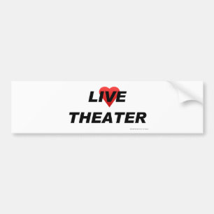 Autocollant De Voiture Théâtre d'amour